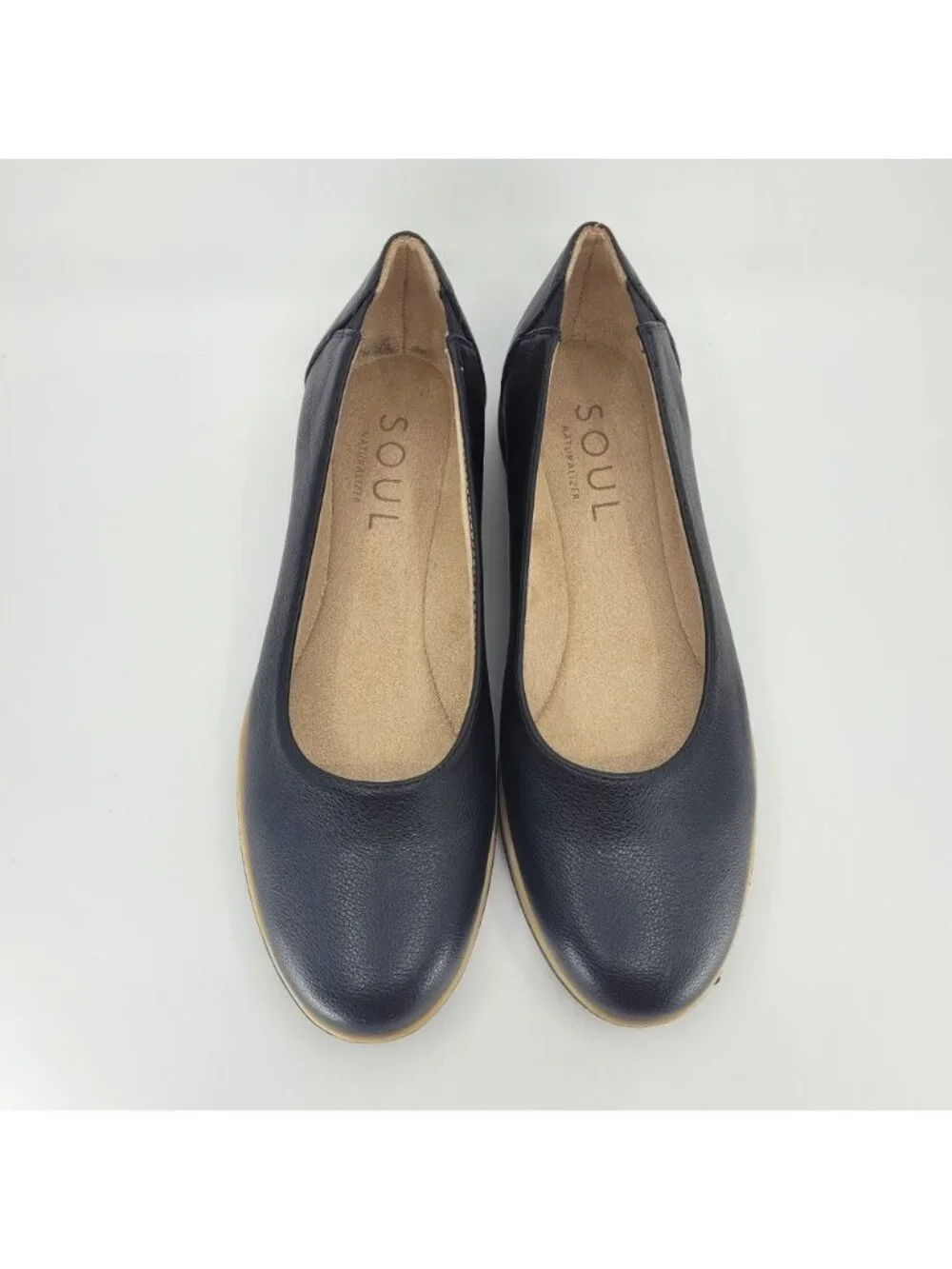 Soul Idea Ballet Women's Size 8.5 Black Loafers Flats Slip On